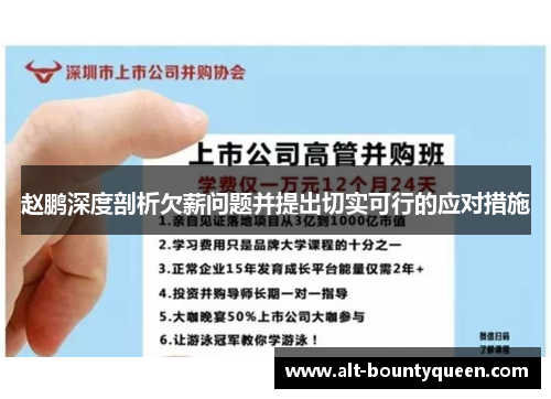 赵鹏深度剖析欠薪问题并提出切实可行的应对措施 赵鹏深度剖析欠薪问题并提出切实可行的应对措施